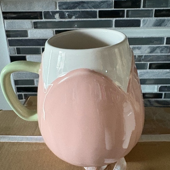 Rae Dunn Pink 'Hello Spring' Ceramic Mug - Picture 2 of 2
